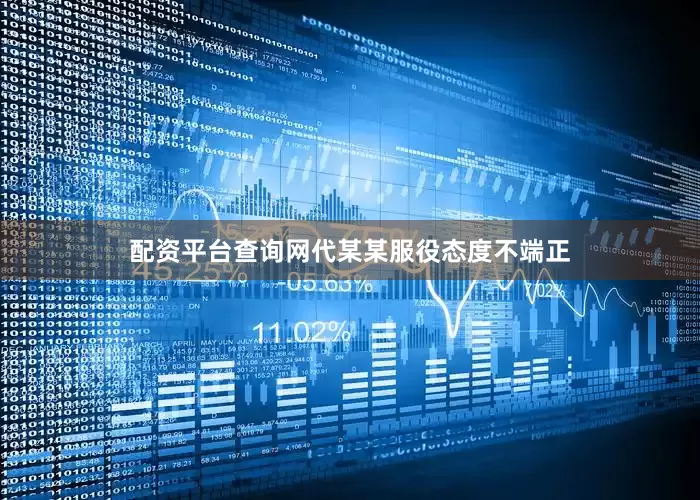 配资平台查询网代某某服役态度不端正